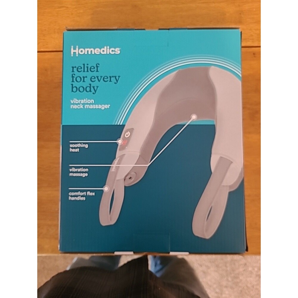 HoMedics Gray Relief For Every Body Vibration Neck Massager With Heat